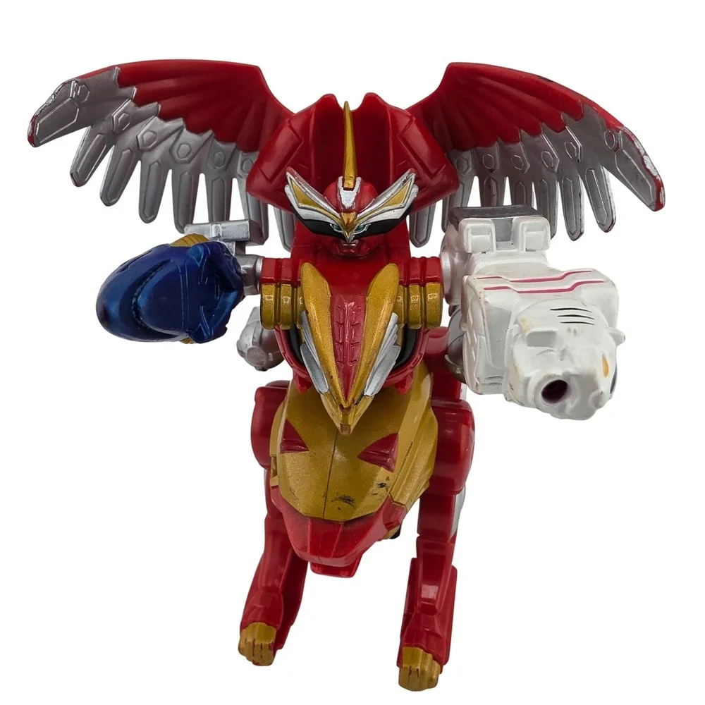 Power Rangers Wild Force Red Lion‎ Zord Action Figure Bandai 2001 Vintage